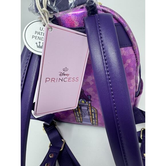 Loungefly Disney Stained Glass: Rapunzel Mini-Backpack Amazon Exclusive - New main image 6